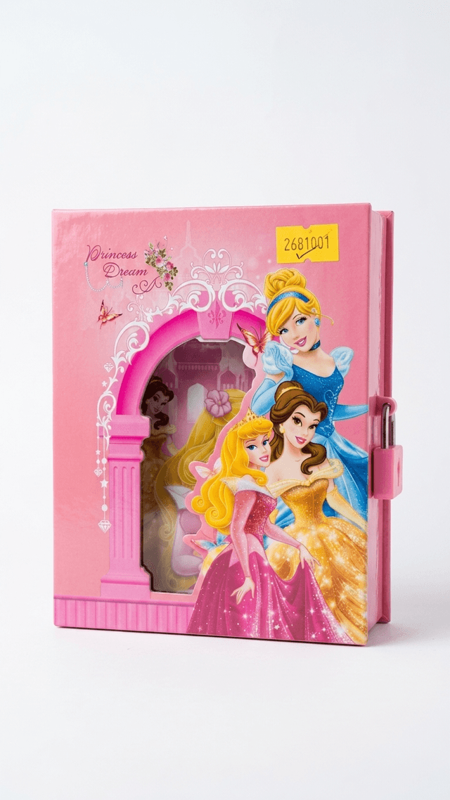 👑 Princess Dream Secret Diary with Lock and Key – Enchanted Journal for Girls ✨