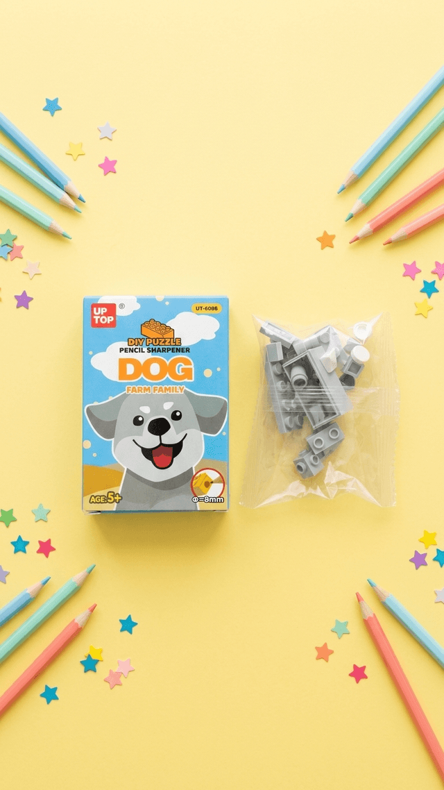 DIY Building Block Pencil Sharpener โ 2-in-1 Educational Puzzle Toy ๐งฉ
