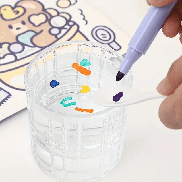 Magic Floating Ink Pen Set 8 Color - Creative Return Gift for Kids