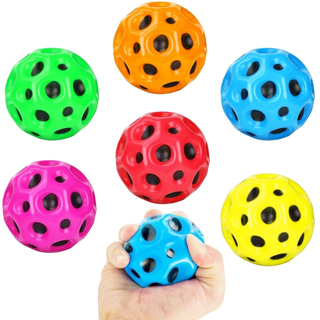High Bounce Space Crater Ball for Kids - Super Bouncy Toy